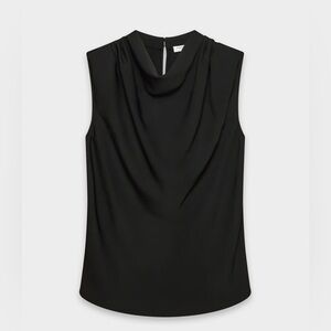 Babaton Black Sleeveless Blouse